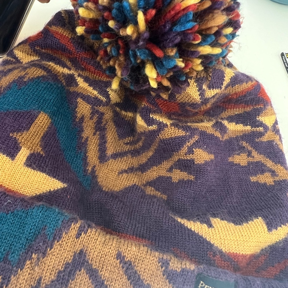 Pendleton Colorful Patterned Beanie - Picture 2 of 4